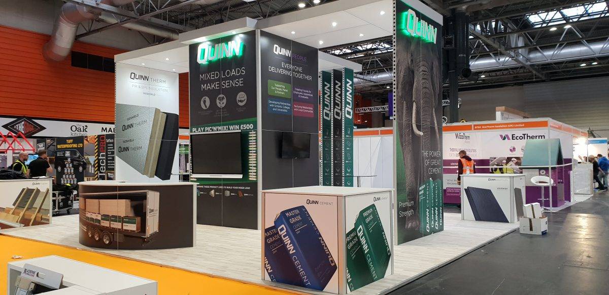 Quinn Building Products stand UKCW2018